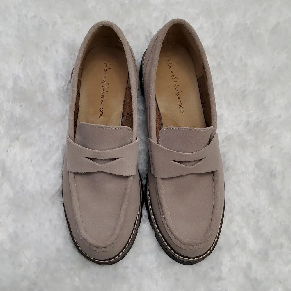 House Of Harlow Suede Loafers